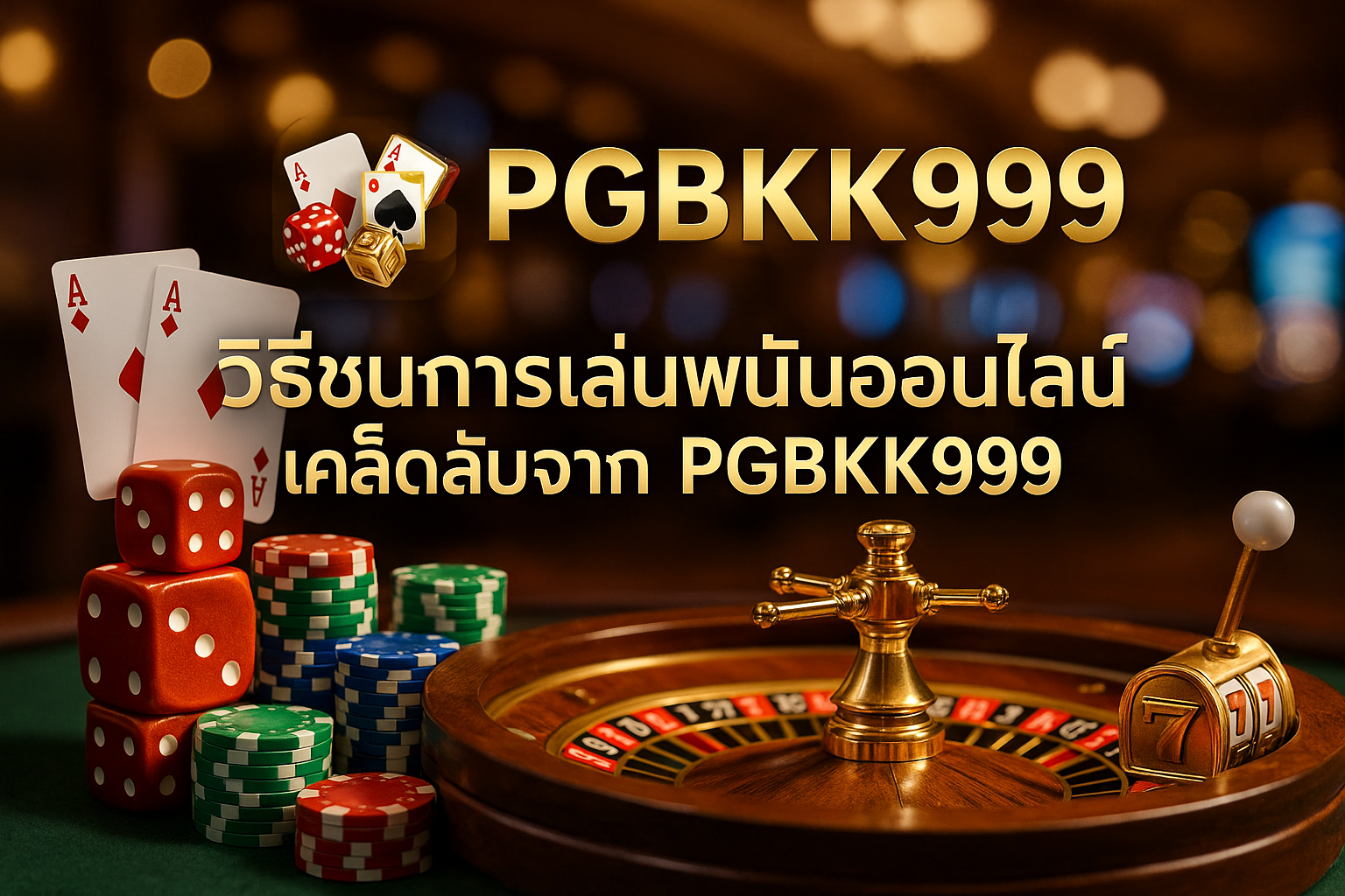 วิธีชนะการเล่นพนันออนไลน์เคล็ดลับจาก PGBKK999