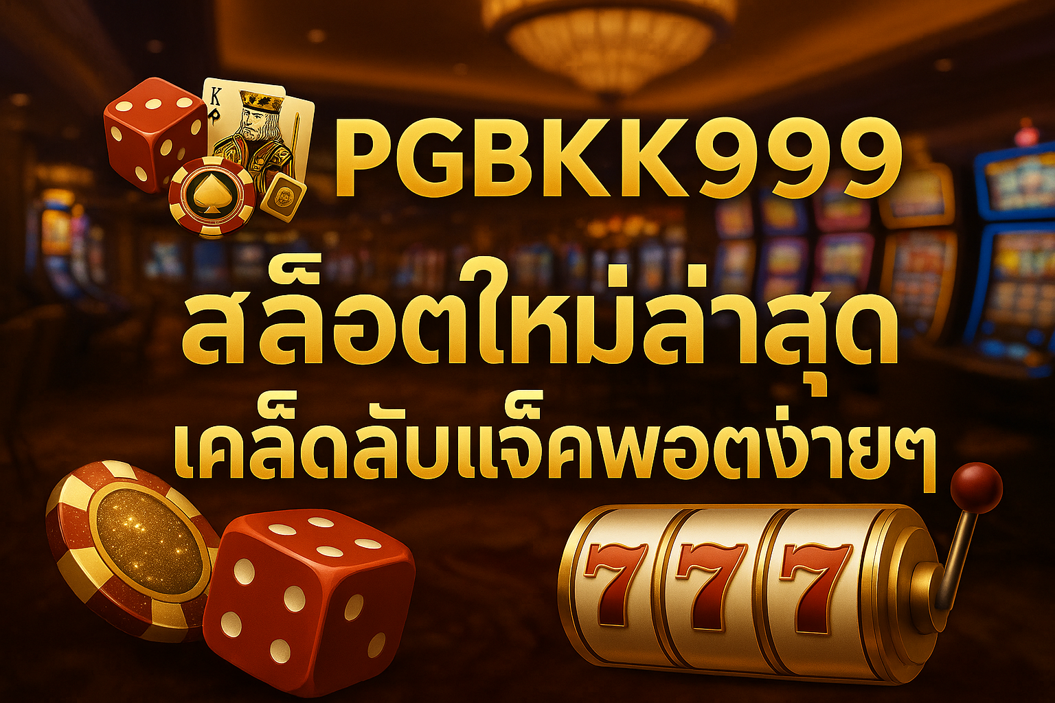 PGBKK999: สล็อตใหม่ล่าสุด เคล็ดลับแจ็คพอตง่ายๆ